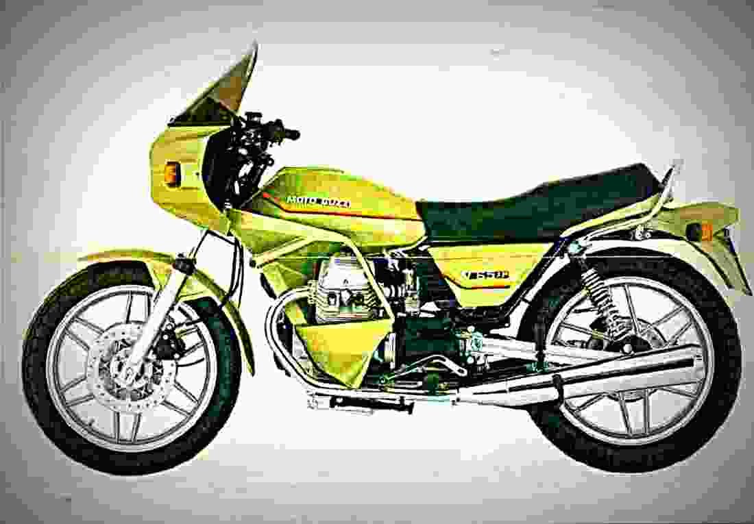 Moto Guzzi V 65 SP 1983 2 motorbike A4 Photo Print