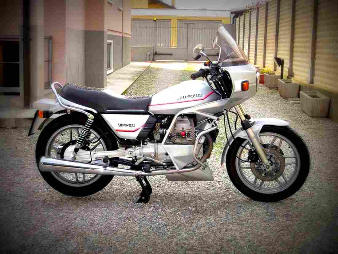 Moto Guzzi V 65 SP 1983 4 motorbike A4 Photo Print