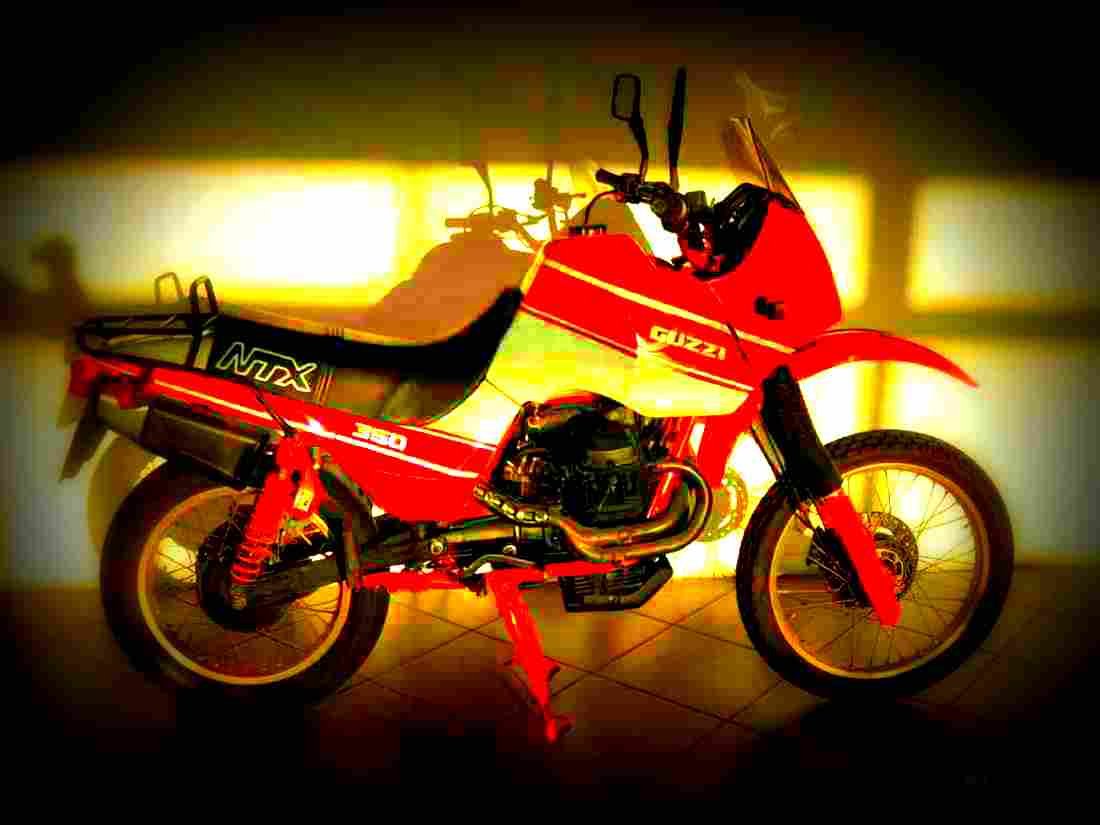Moto Guzzi V 65 TT 1986 6 motorbike A4 Photo Print