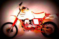 Moto Guzzi V 75 1986 5 motorbike A4 Photo Print