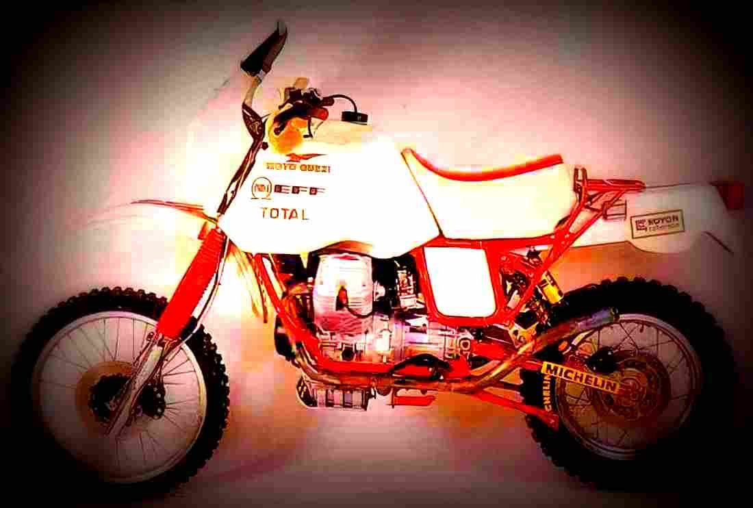 Moto Guzzi V 75 1986 5 motorbike A4 Photo Print