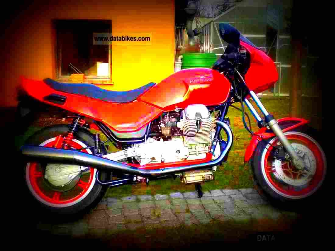 Moto Guzzi V 75 1987 6 motorbike A4 Photo Print