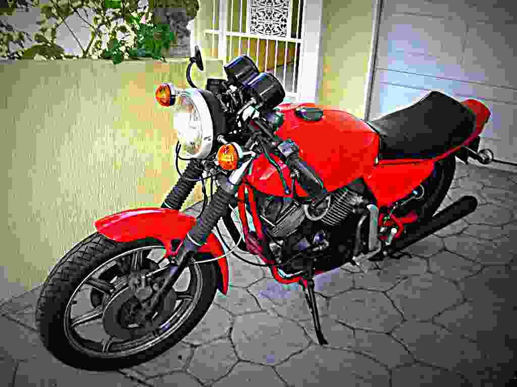 Moto Guzzi V 75 (reduced effect) 1987 1 motorbike A4 Photo Print