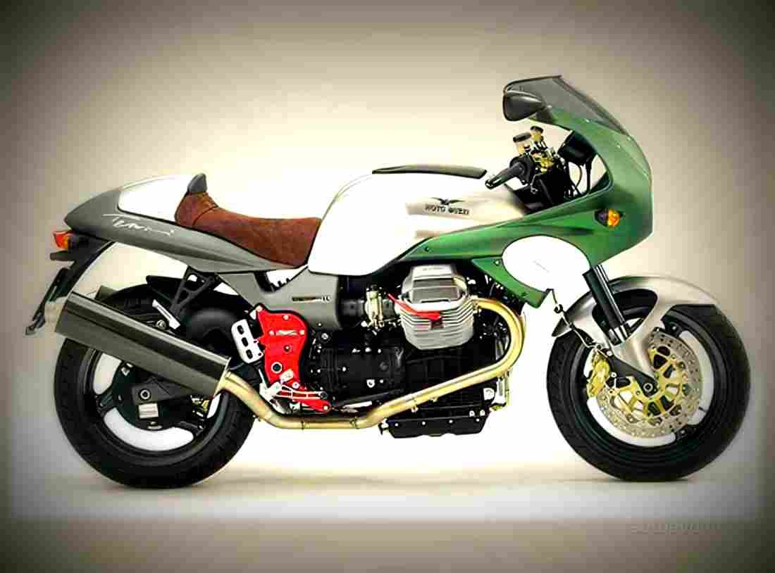 Moto Guzzi V11 Le Mans Tenni 2002 1 motorbike A4 Photo Print