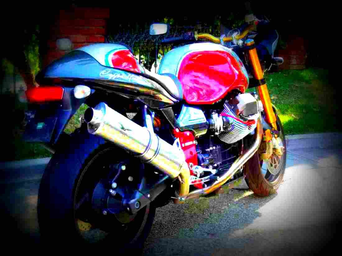 Moto Guzzi V11 Sport 2001 5 motorbike A4 Photo Print