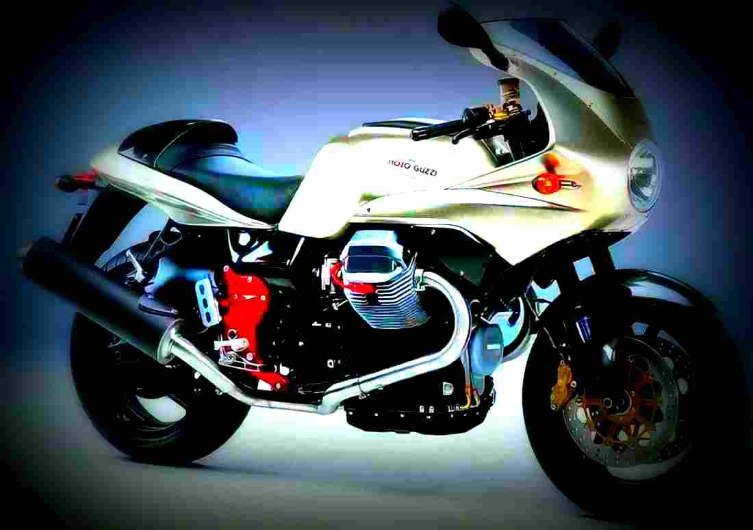 Moto Guzzi V11 Sport 2001 6 motorbike A4 Photo Print