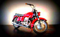 Moto Guzzi V7 1970 4 motorbike A4 Photo Print