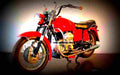 Moto Guzzi V7 1970 5 motorbike A4 Photo Print