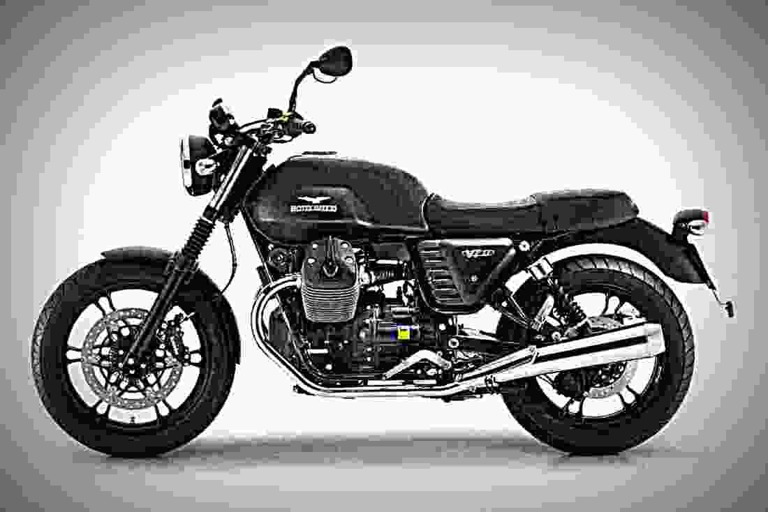 Moto Guzzi V7 II Stone ABS 2017 3 motorbike A4 Photo Print