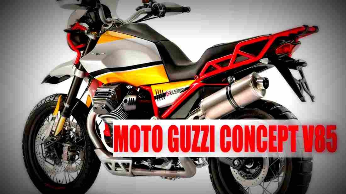 Moto Guzzi V85 Concept 2018 2 motorbike A4 Photo Print