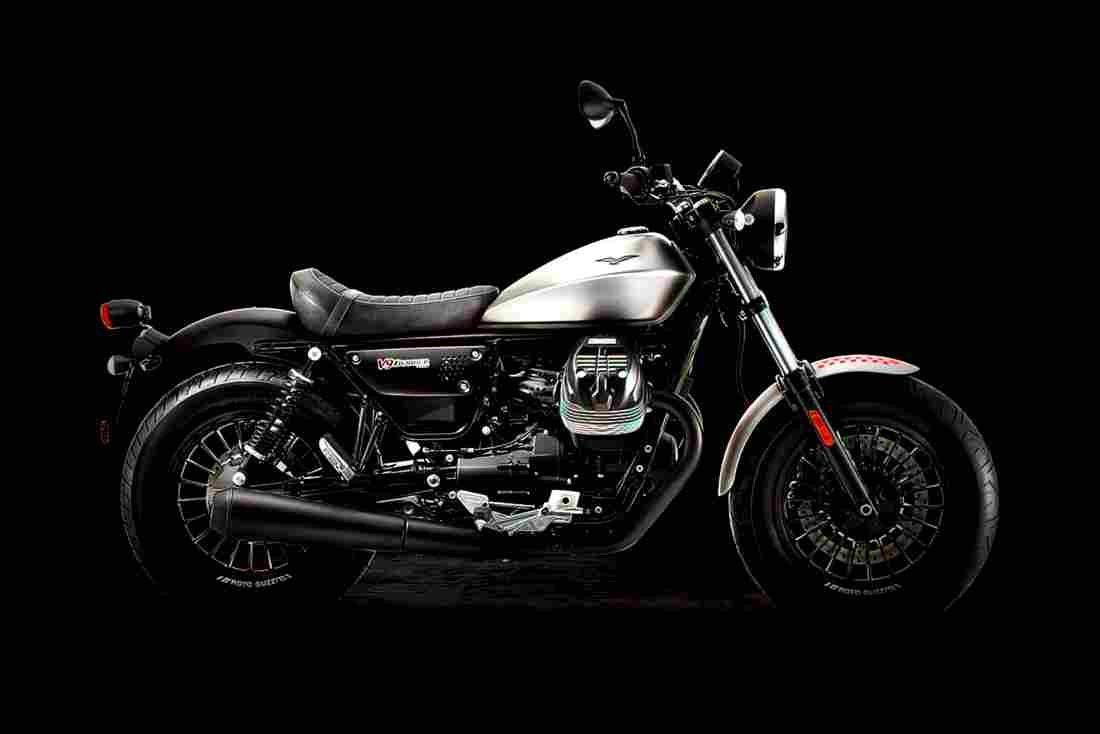 Moto Guzzi V9 Bobber 2017 3 motorbike A4 Photo Print