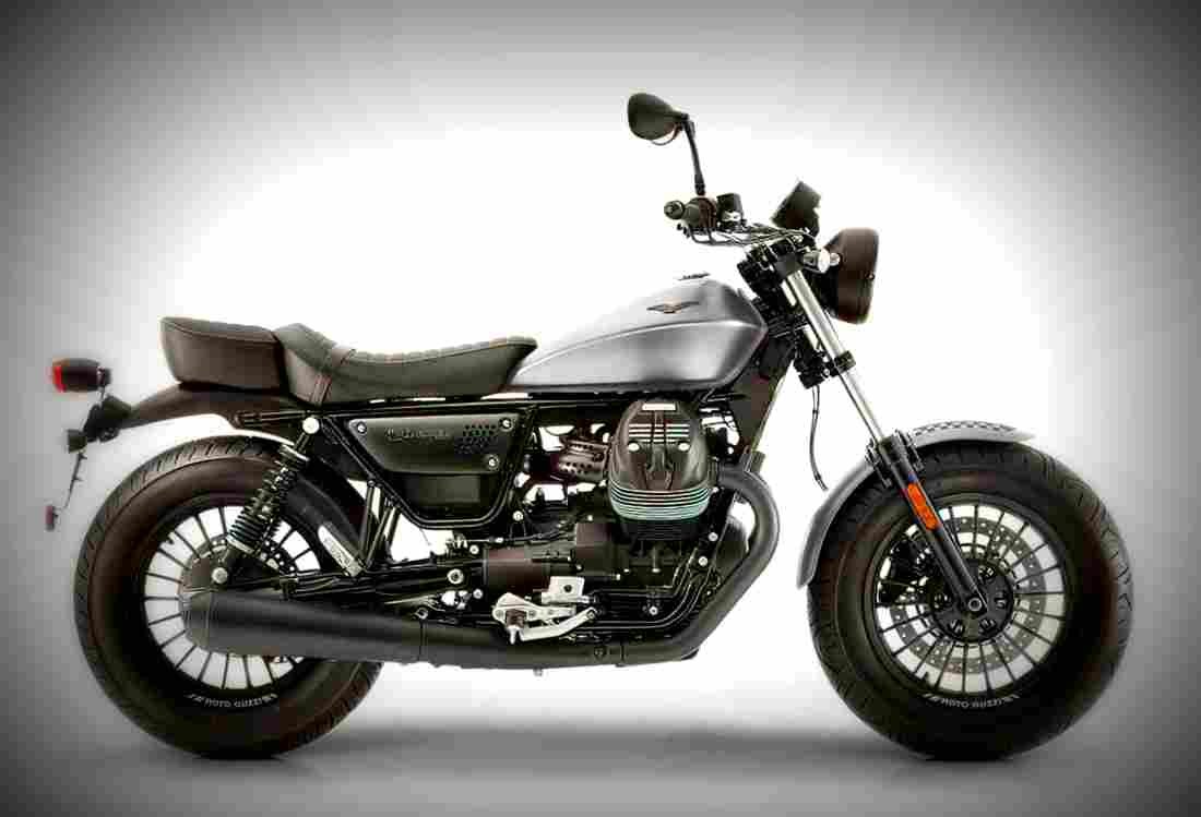 Moto Guzzi V9 Bobber 2018 3 motorbike A4 Photo Print