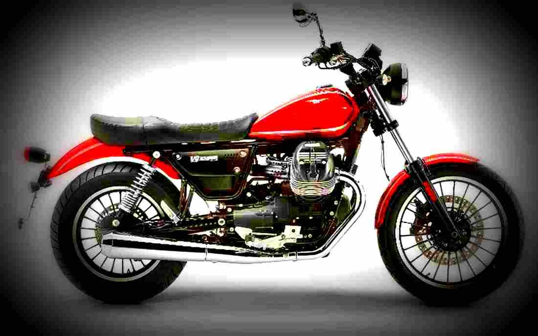 Moto Guzzi V9 Roamer 2017 4 motorbike A4 Photo Print