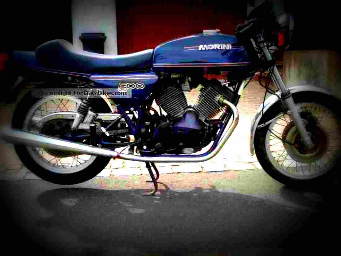 Moto Morini 500 T 1980 5 motorbike A4 Photo Print