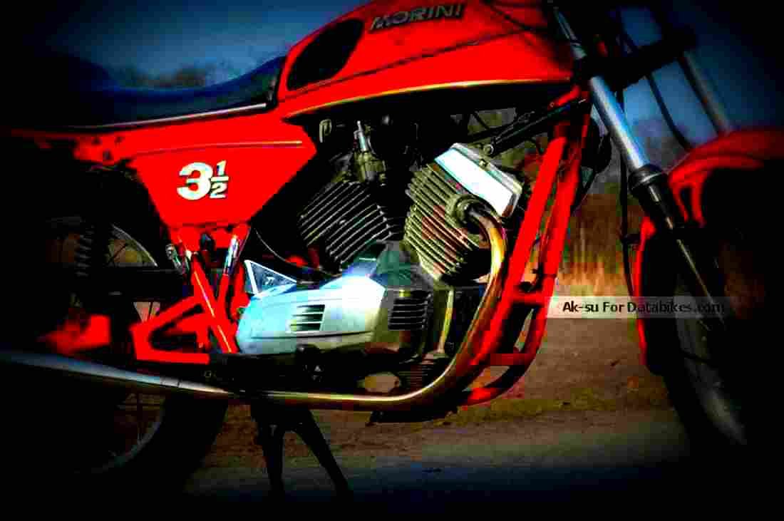 Moto Morini 500 T 1981 4 motorbike A4 Photo Print