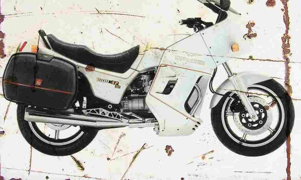 MotoGuzzi 1000SPIII 1991 Aged Vintage A4 Photo Print