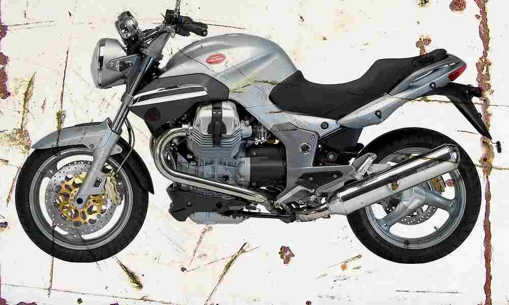 MotoGuzzi Breva1200 2008 Aged Vintage A4 Photo Print