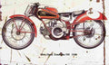 MotoGuzzi Dondolino500 1948 Aged Vintage A4 Photo Print