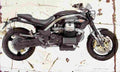 MotoGuzzi Griso 2004 Aged Vintage A4 Photo Print