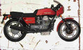 MotoGuzzi LeMans 850 1976 Aged Vintage A4 Photo Print