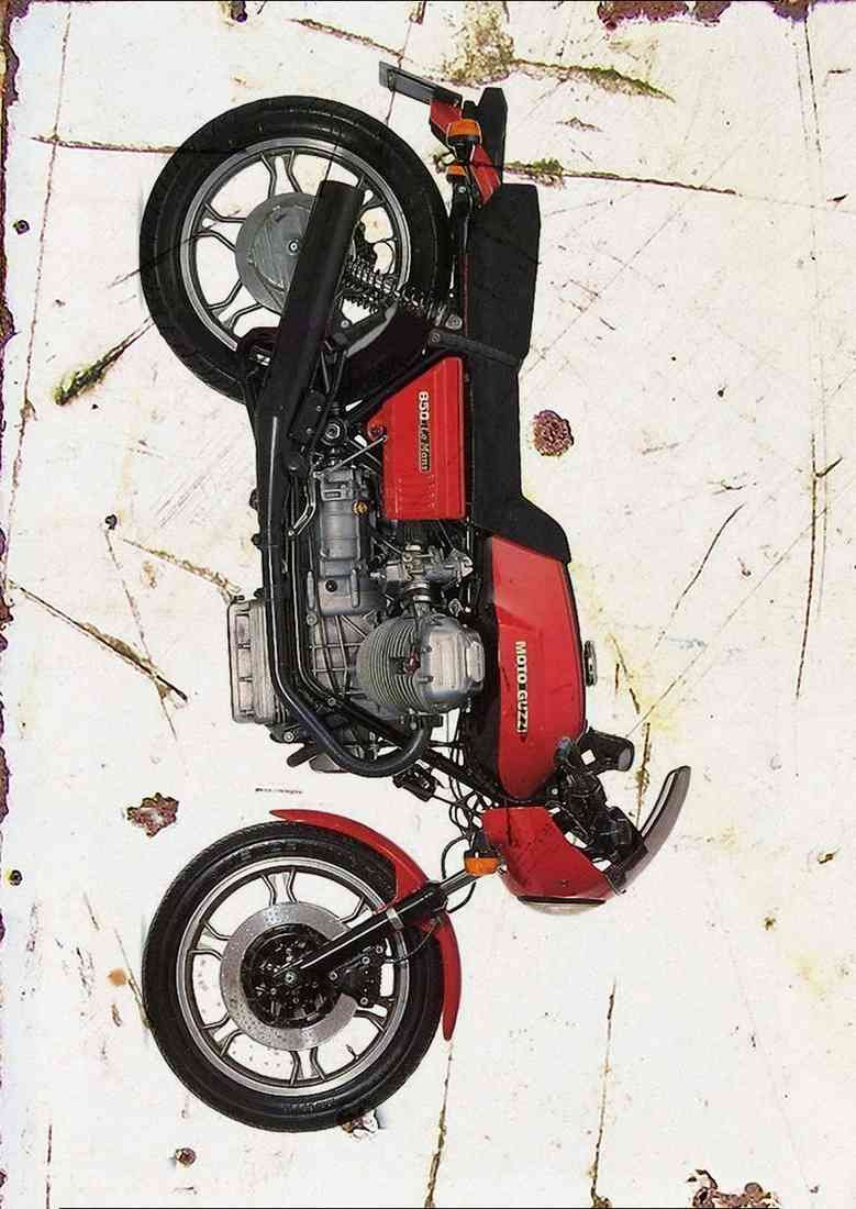 MotoGuzzi LeMans 850 1976 aged A4 Photo Print