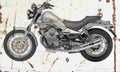 MotoGuzzi Nevada Classic750 2004 Aged Vintage A4 Photo Print