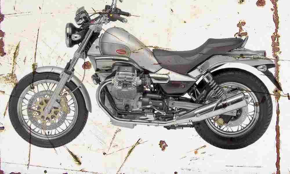 MotoGuzzi Nevada Classic750 2004 Aged Vintage A4 Photo Print