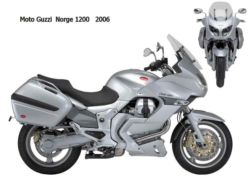MotoGuzzi Norge1200 r 2006 motorbike A4 Photo Print