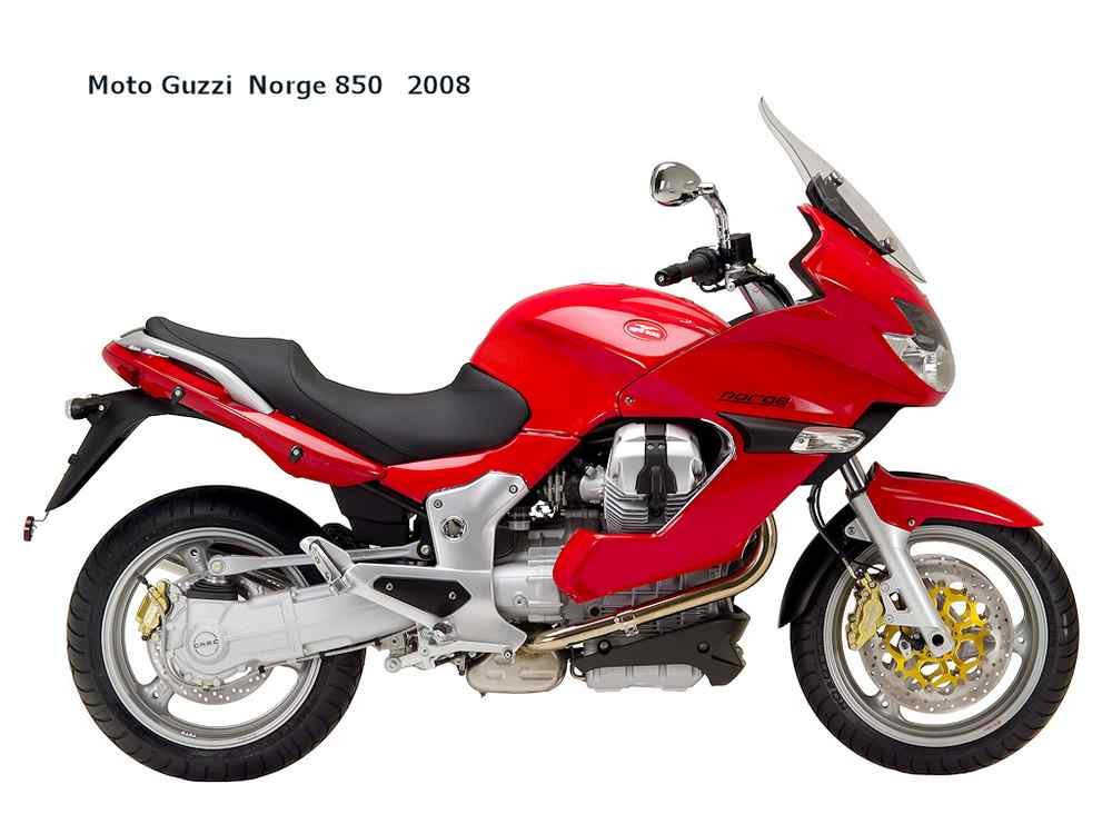 MotoGuzzi Norge850 2008 motorbike A4 Photo Print