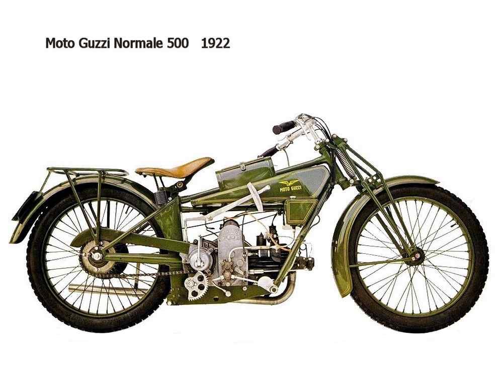 MotoGuzzi Normale500 1922 motorbike A4 Photo Print