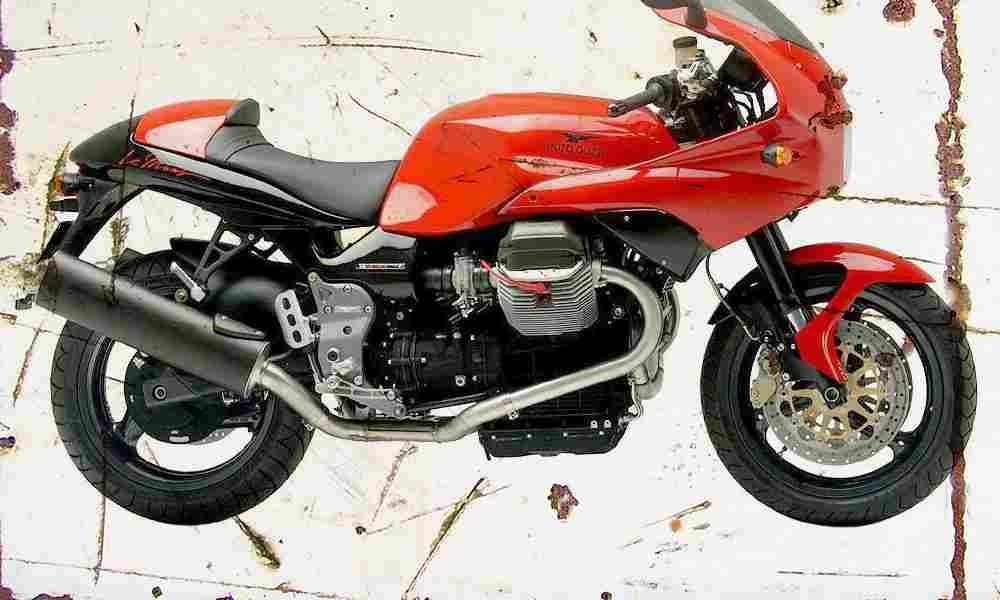 MotoGuzzi V11 LeMans 2003 Aged Vintage A4 Photo Print