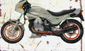 MotoGuzzi V65Lario 1986 Aged Vintage A4 Photo Print
