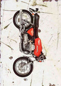 MotoGuzzi V7Sport 1974 aged A4 Photo Print