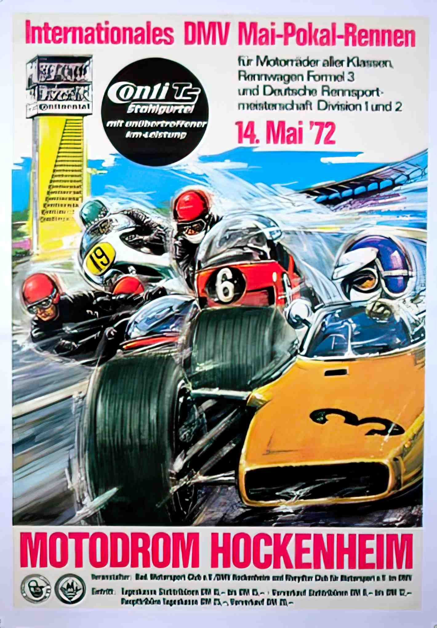MotoHockenheim72 Advert A4 Photo Print