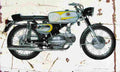 Motobi SportSpecial250 1971 Aged Vintage A4 Photo Print