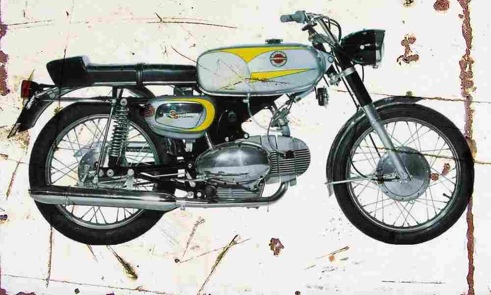 Motobi SportSpecial250 1971 Aged Vintage A4 Photo Print