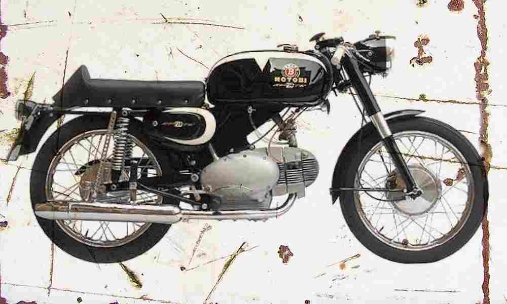 Motobi Sprite 200 1965 Aged Vintage A4 Photo Print