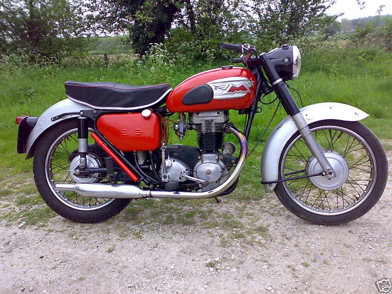 Motorbike matchless g3s mercury A4 Photo Print