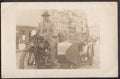 Motorcycle & Side Car With Couple Pose Vintage A4 Photo Print