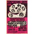 Motown Temptations Gladys Knight Concert Vintage Retro Advert Poster A4 Photo P