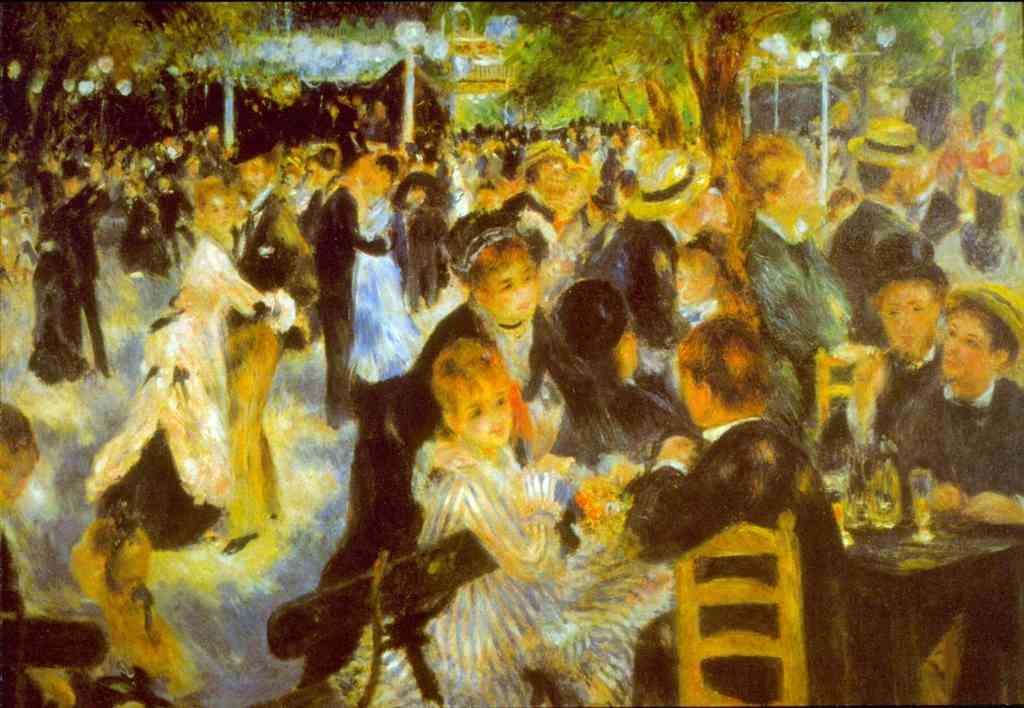 Moulin Galette Renoir Impressionism A4 Photo Print