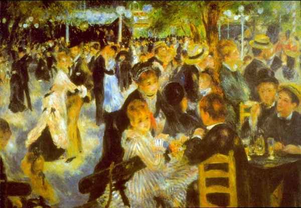 Moulin Galette by Renoir Impressionism A4 Photo Print