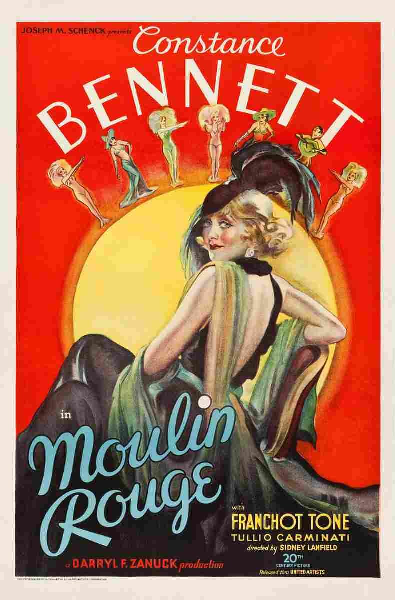 Moulin Rouge 1934 01  film star poster A4 Photo Print