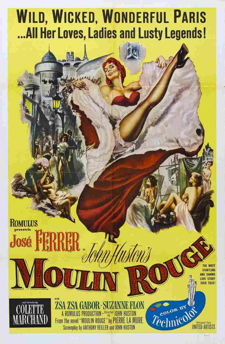 Moulin Rouge 1952 01  film star poster A4 Photo Print