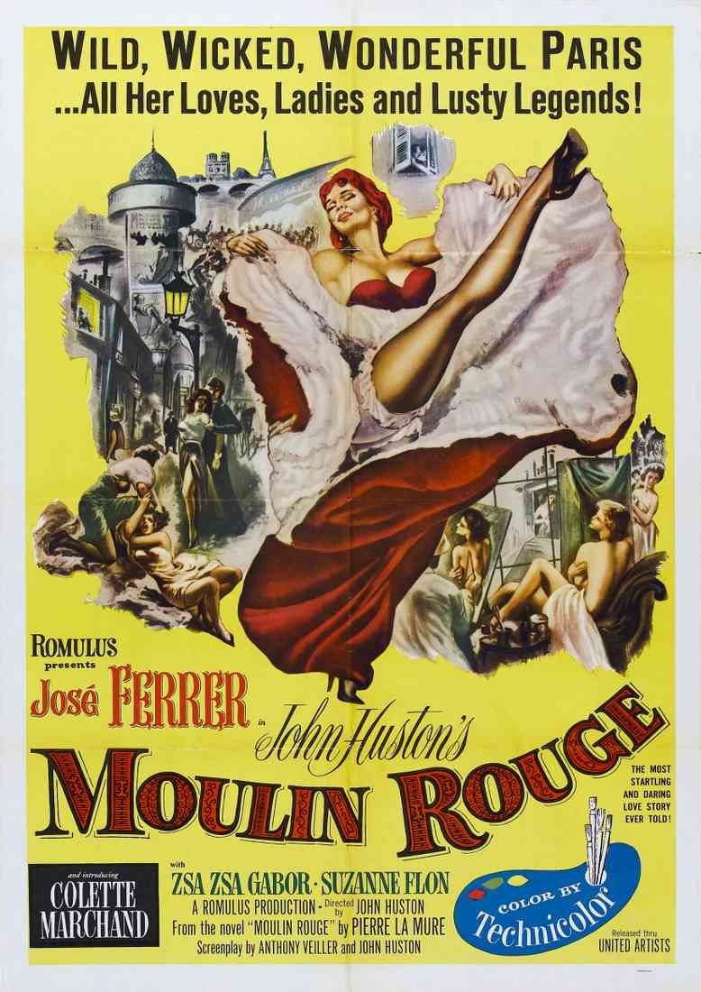Moulin Rouge 1952 01 Film A4 Photo Print