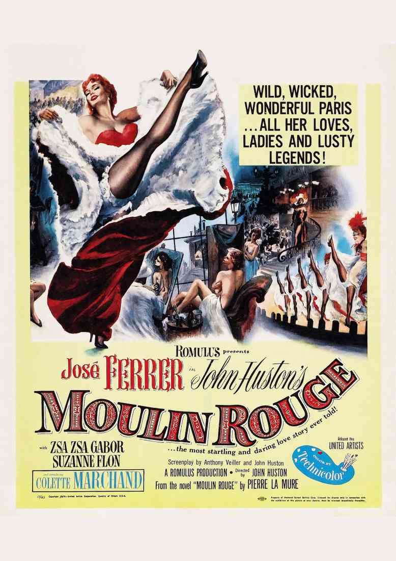 Moulin Rouge 1952 02 Film A4 Photo Print