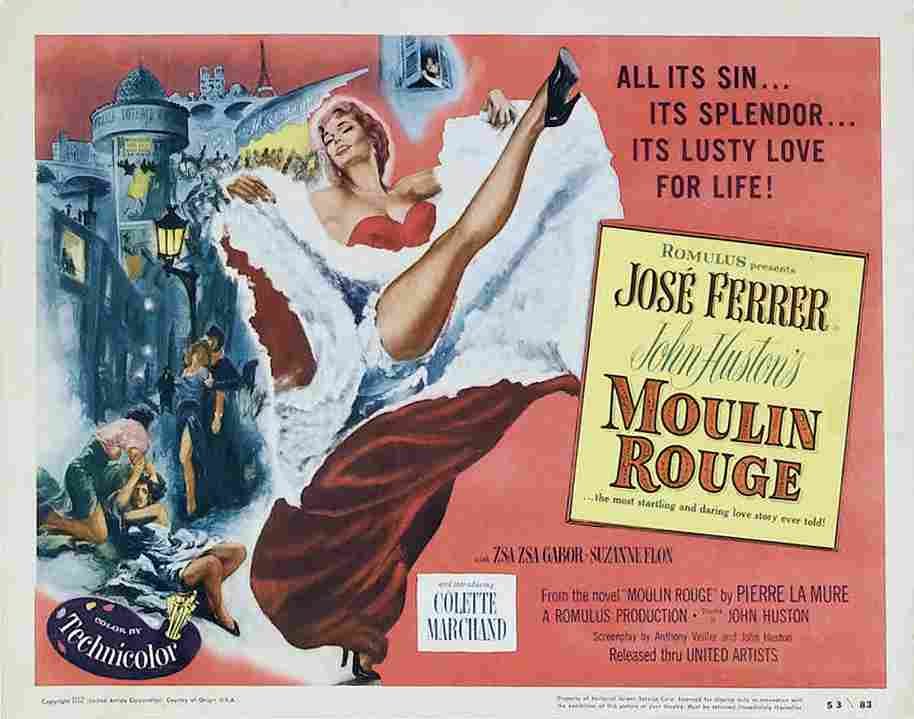Moulin Rouge 1952 11  film star poster A4 Photo Print