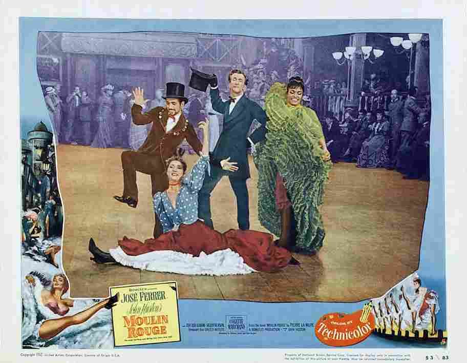Moulin Rouge 1952 12  film star poster A4 Photo Print