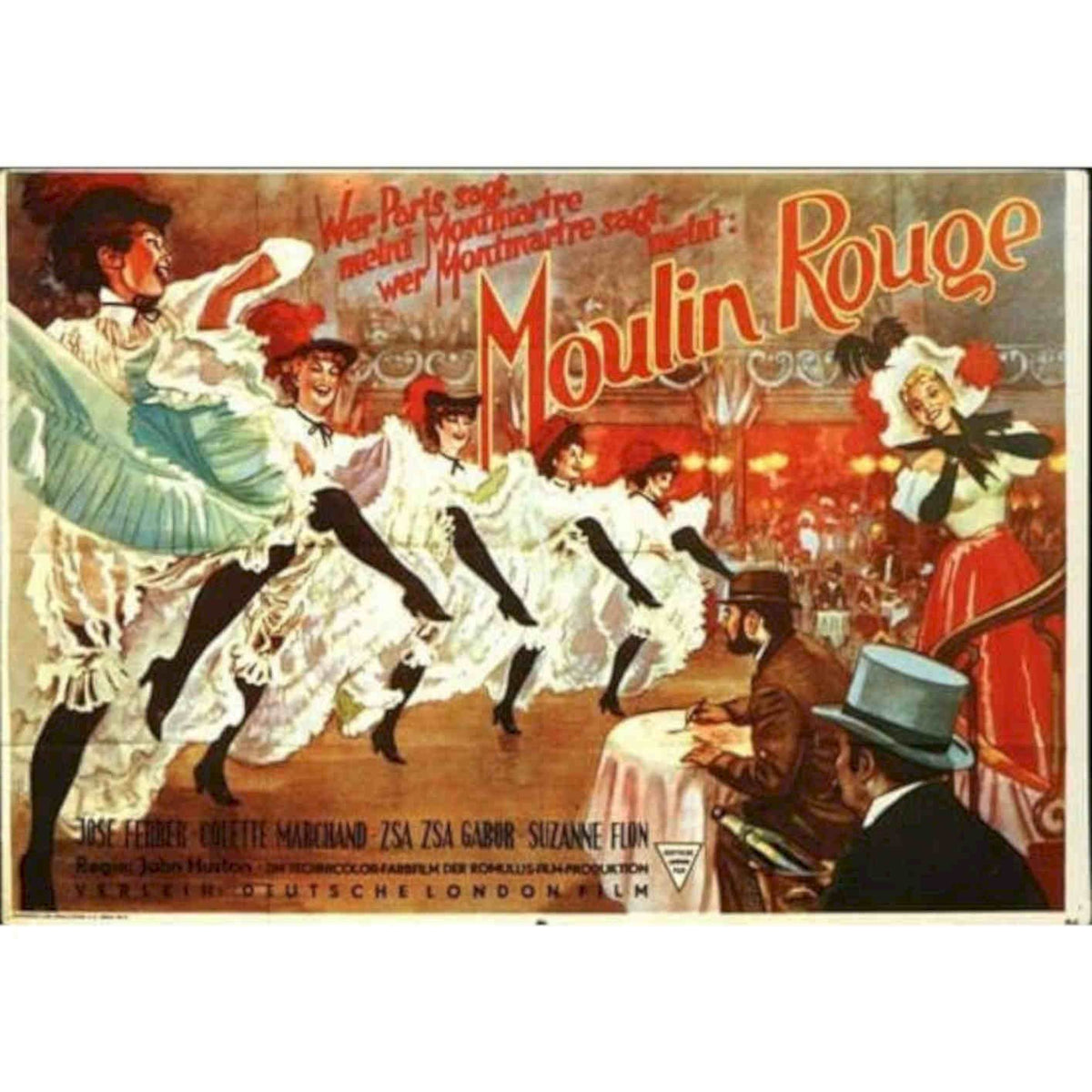 Moulin Rouge Movie Rk 4 Vintage Retro Advert Poster A4 Photo Print