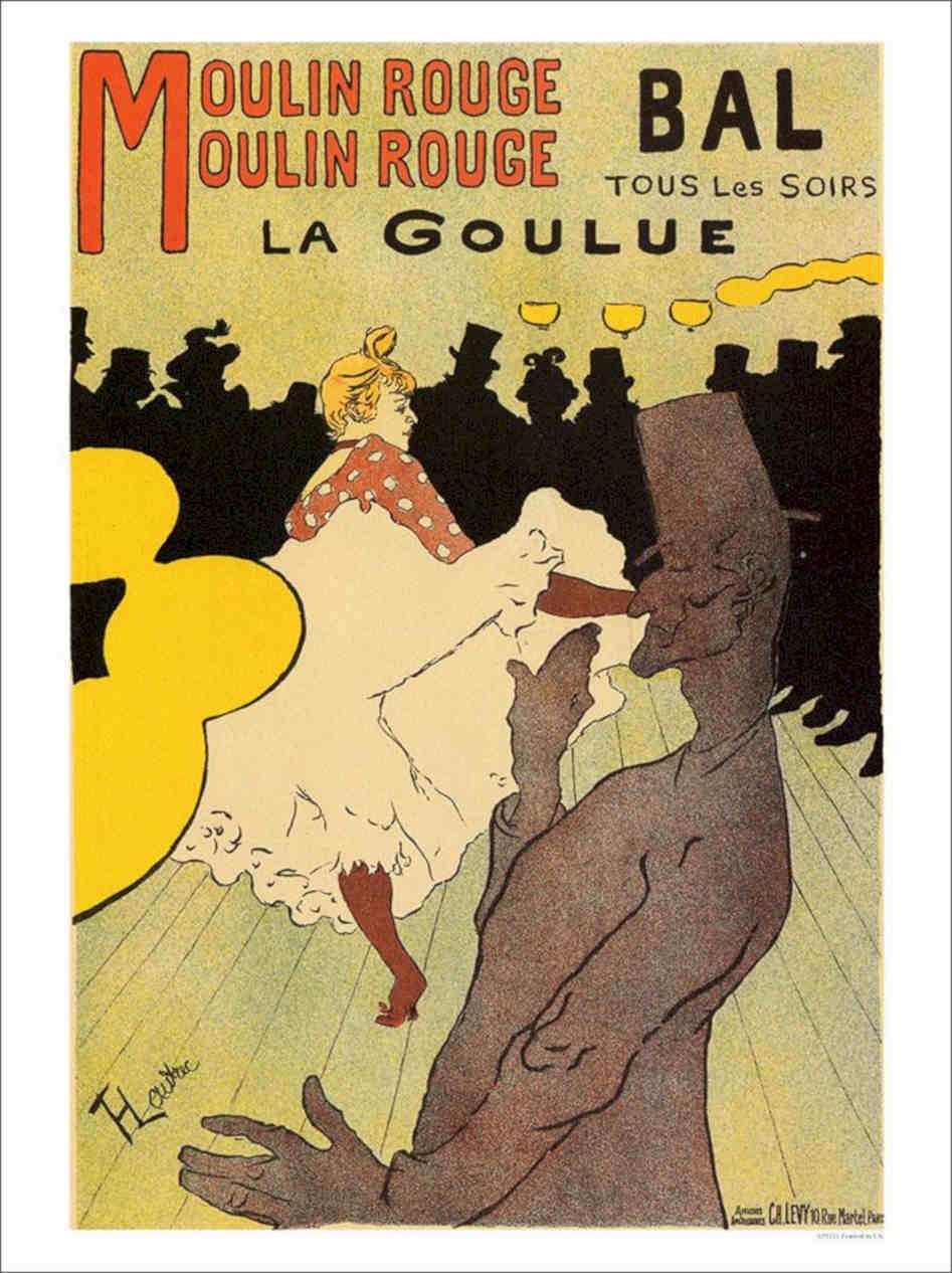 Moulin Rouge Vintage Retro Advert Poster A4 Photo Print